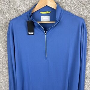 Straight Down Aerolight Mens XXL 1/4 Zip Golf Pullover 40 SPF Sun Protection NEW